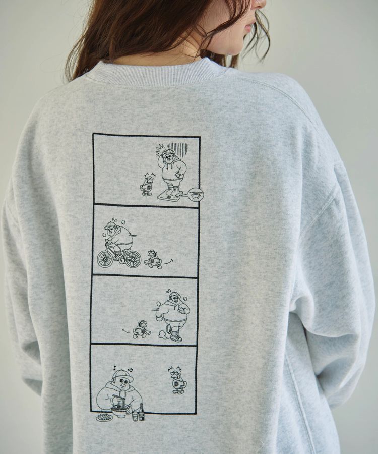 go slow caravan(ゴースローキャラバン) |DUCKSTER/ダックスター リバーシブル クルースウェット (MENS)