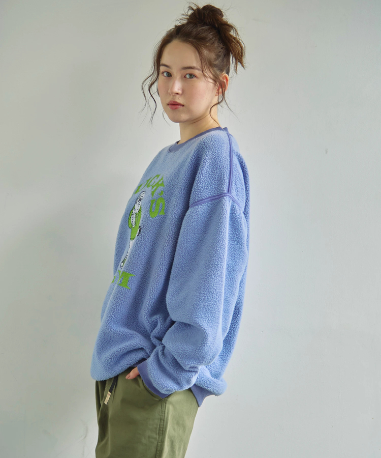go slow caravan(ゴースローキャラバン) |DUCKSTER/ダックスター リバーシブル クルースウェット (MENS)