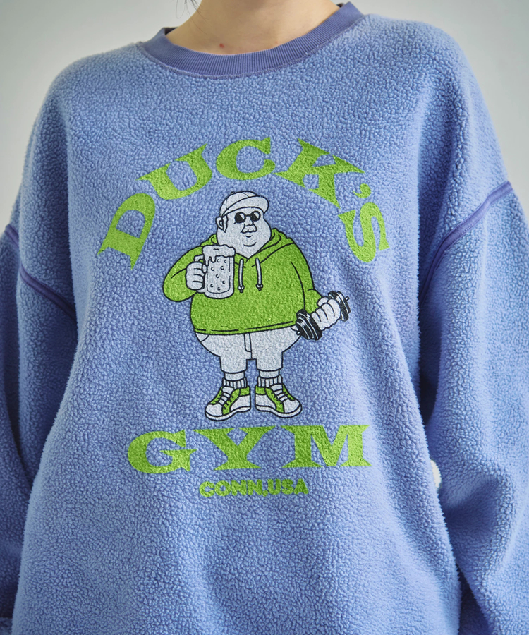 go slow caravan(ゴースローキャラバン) |DUCKSTER/ダックスター リバーシブル クルースウェット (MENS)