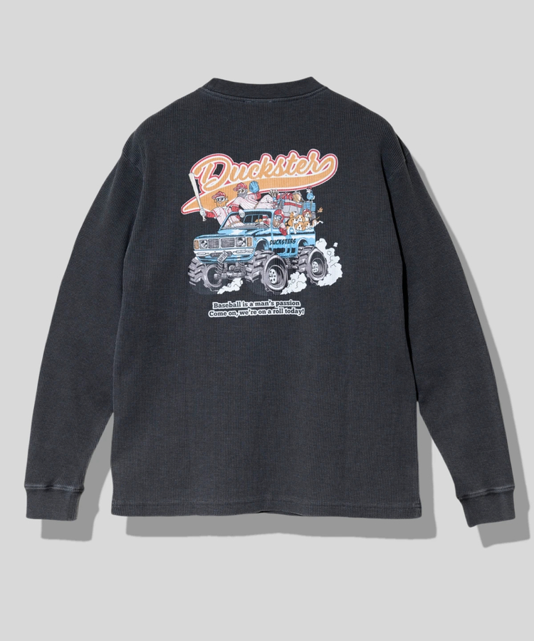 go slow caravan(ゴースローキャラバン) |DUCKSTER/ダックスター ヴィンテージ調ワッフルL/STEE《TEAMDUCKSTER》 (MENS)