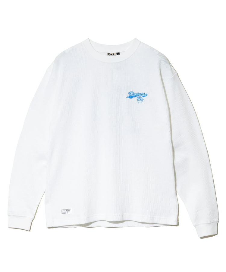 go slow caravan(ゴースローキャラバン) |DUCKSTER/ダックスター ヴィンテージ調ワッフルL/STEE《TEAMDUCKSTER》 (MENS)