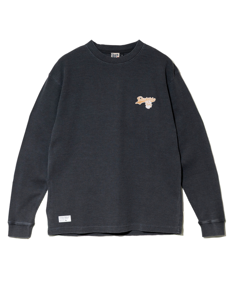 go slow caravan(ゴースローキャラバン) |DUCKSTER/ダックスター ヴィンテージ調ワッフルL/STEE《TEAMDUCKSTER》 (MENS)
