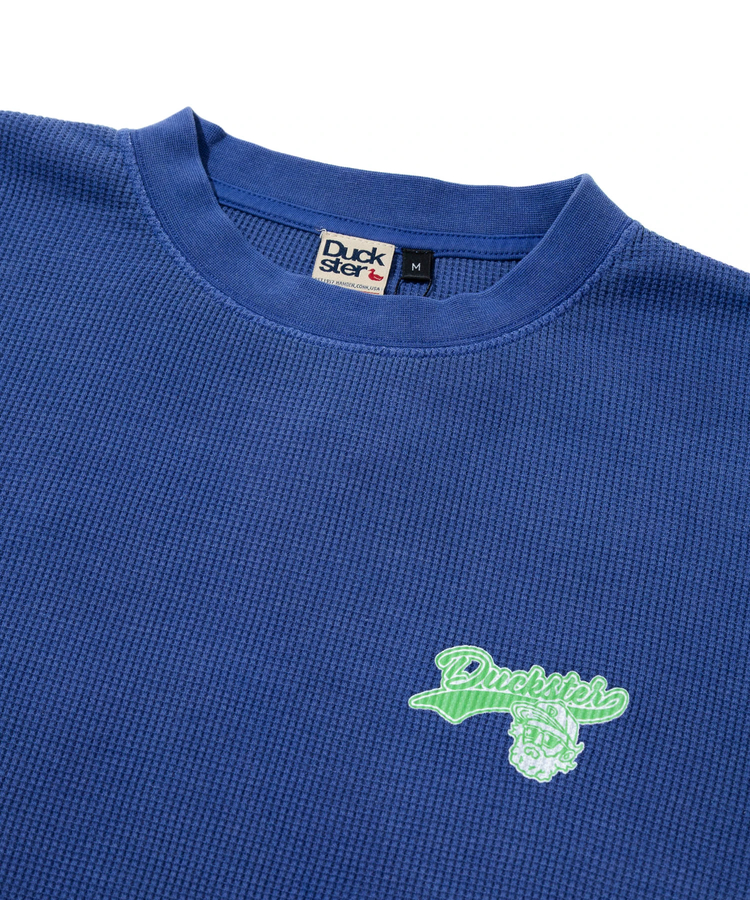 go slow caravan(ゴースローキャラバン) |DUCKSTER/ダックスター ヴィンテージ調ワッフルL/STEE《TEAMDUCKSTER》 (MENS)