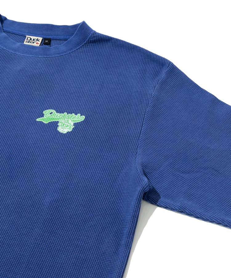 go slow caravan(ゴースローキャラバン) |DUCKSTER/ダックスター ヴィンテージ調ワッフルL/STEE《TEAMDUCKSTER》 (MENS)