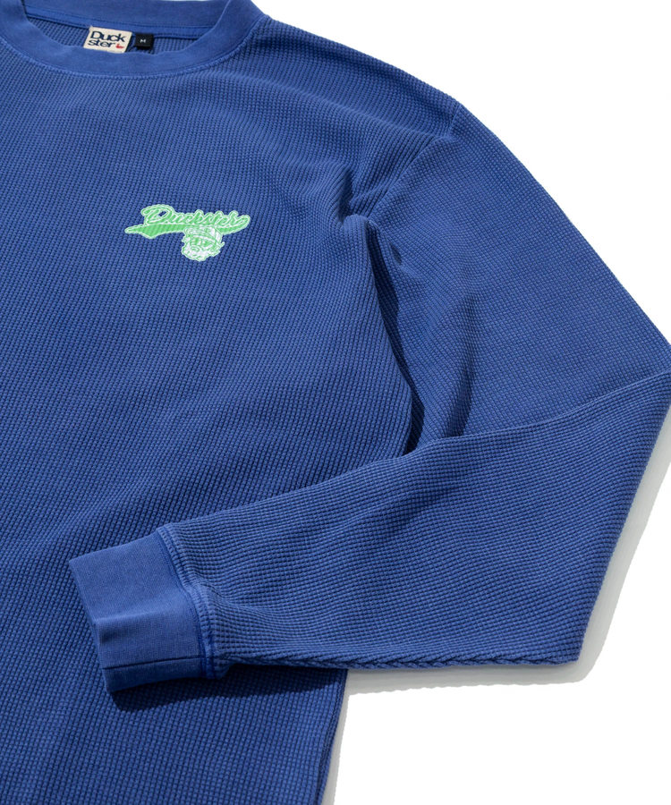 go slow caravan(ゴースローキャラバン) |DUCKSTER/ダックスター ヴィンテージ調ワッフルL/STEE《TEAMDUCKSTER》 (MENS)
