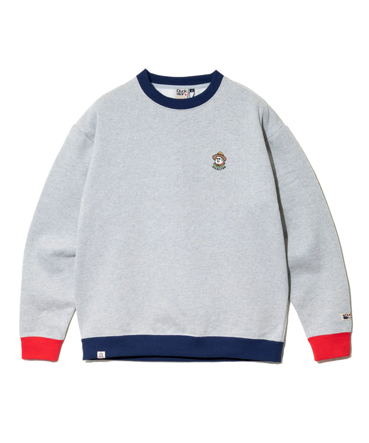 go slow caravan(ゴースローキャラバン) |DUCKSTER/ダックスター OJISAN刺繍マルチカラースウェット (MENS)