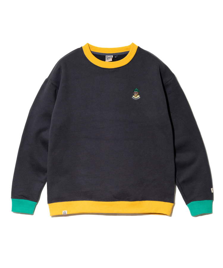 go slow caravan(ゴースローキャラバン) |DUCKSTER/ダックスター OJISAN刺繍マルチカラースウェット (MENS)