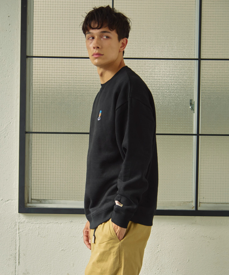 go slow caravan(ゴースローキャラバン) |DUCKSTER/ダックスター OJISAN刺繍マルチカラースウェット (MENS)