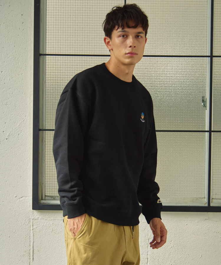 go slow caravan(ゴースローキャラバン) |DUCKSTER/ダックスター OJISAN刺繍マルチカラースウェット (MENS)