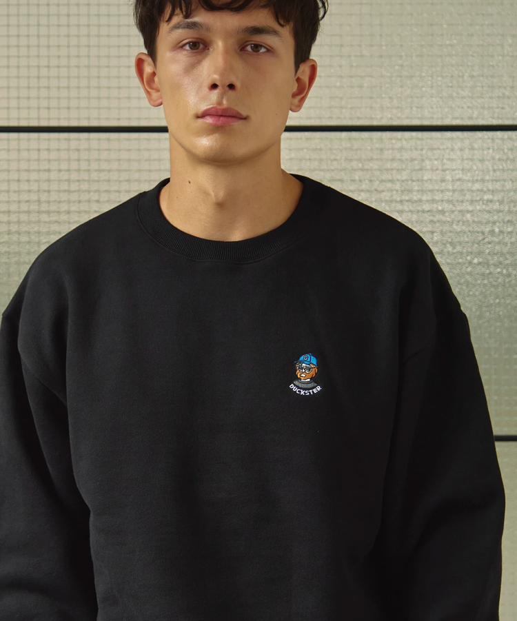 go slow caravan(ゴースローキャラバン) |DUCKSTER/ダックスター OJISAN刺繍マルチカラースウェット (MENS)