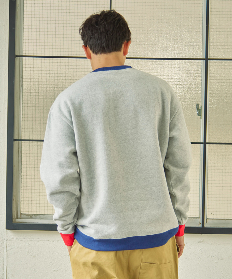 go slow caravan(ゴースローキャラバン) |DUCKSTER/ダックスター OJISAN刺繍マルチカラースウェット (MENS)