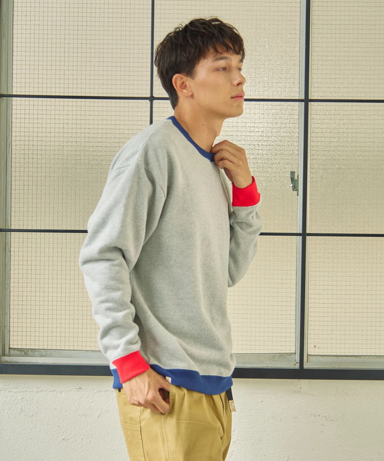 go slow caravan(ゴースローキャラバン) |DUCKSTER/ダックスター OJISAN刺繍マルチカラースウェット (MENS)