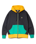 go slow caravan(ゴースローキャラバン) |DUCKSTER/ダックスター OJISAN刺繍マルチカラーフルジップパーカー (MENS)