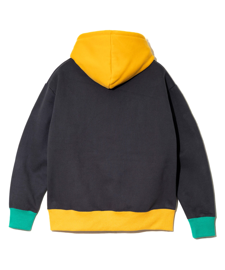 go slow caravan(ゴースローキャラバン) |DUCKSTER/ダックスター OJISAN刺繍マルチカラーフルジップパーカー (MENS)