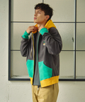 go slow caravan(ゴースローキャラバン) |DUCKSTER/ダックスター OJISAN刺繍マルチカラーフルジップパーカー (MENS)