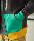 go slow caravan(ゴースローキャラバン) |DUCKSTER/ダックスター OJISAN刺繍マルチカラーフルジップパーカー (MENS)
