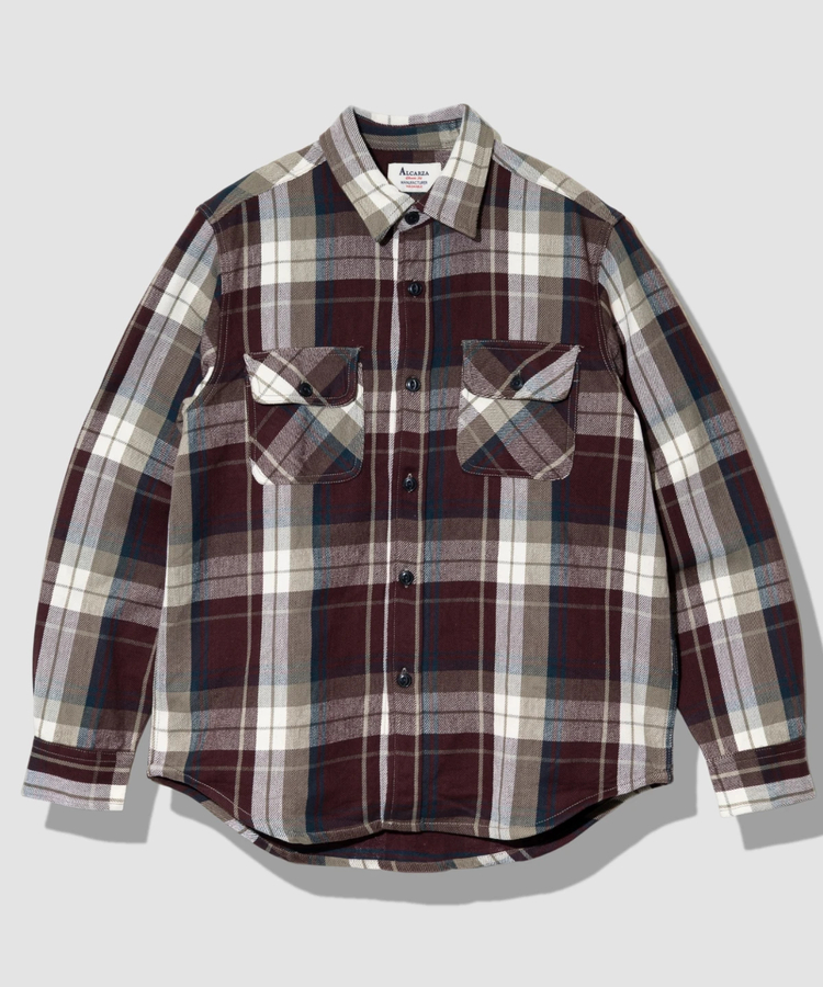 go slow caravan(ゴースローキャラバン) |ALCARZA/アルカーザ HEAVY FLANNEL CHECK WORK SHIRTS (MENS)