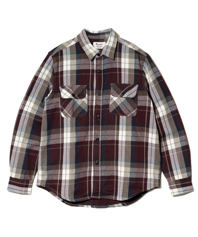 go slow caravan(ゴースローキャラバン) |ALCARZA/アルカーザ HEAVY FLANNEL CHECK WORK SHIRTS (MENS)