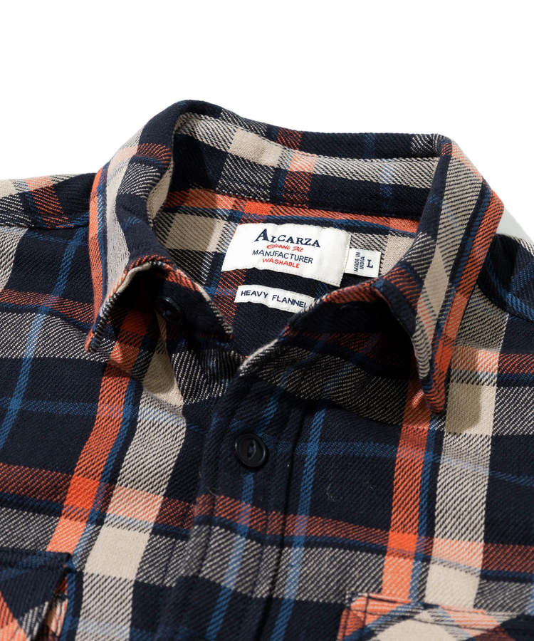 go slow caravan(ゴースローキャラバン) |ALCARZA/アルカーザ HEAVY FLANNEL CHECK WORK SHIRTS (MENS)