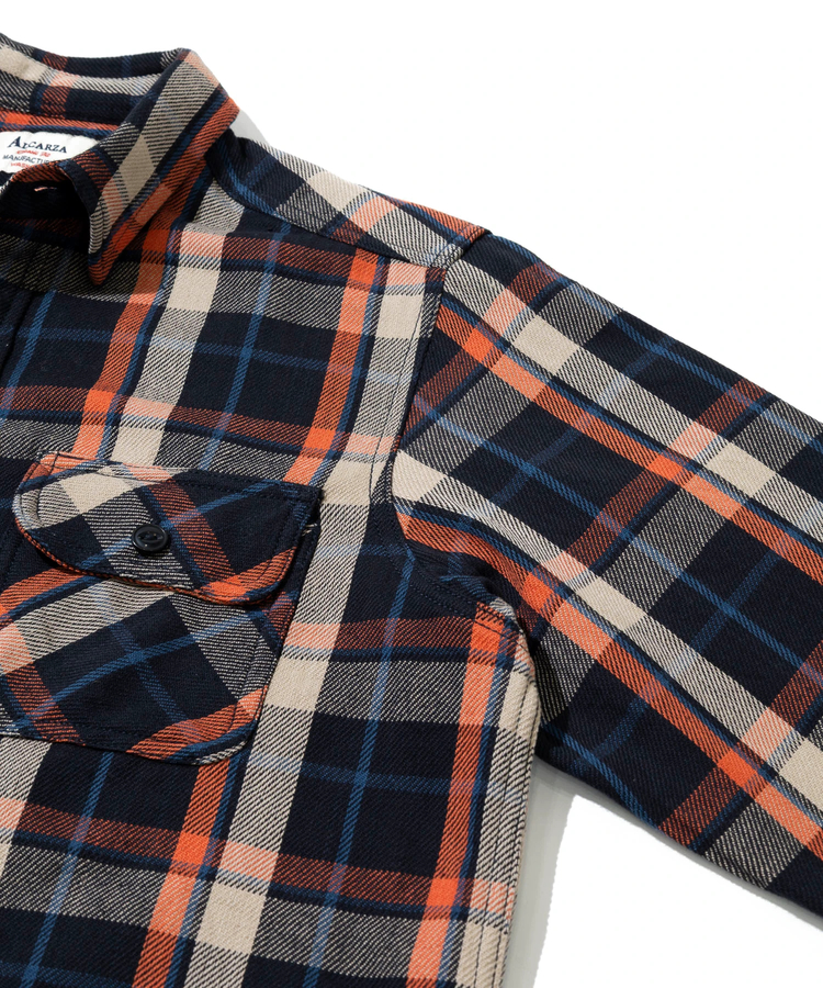 go slow caravan(ゴースローキャラバン) |ALCARZA/アルカーザ HEAVY FLANNEL CHECK WORK SHIRTS (MENS)
