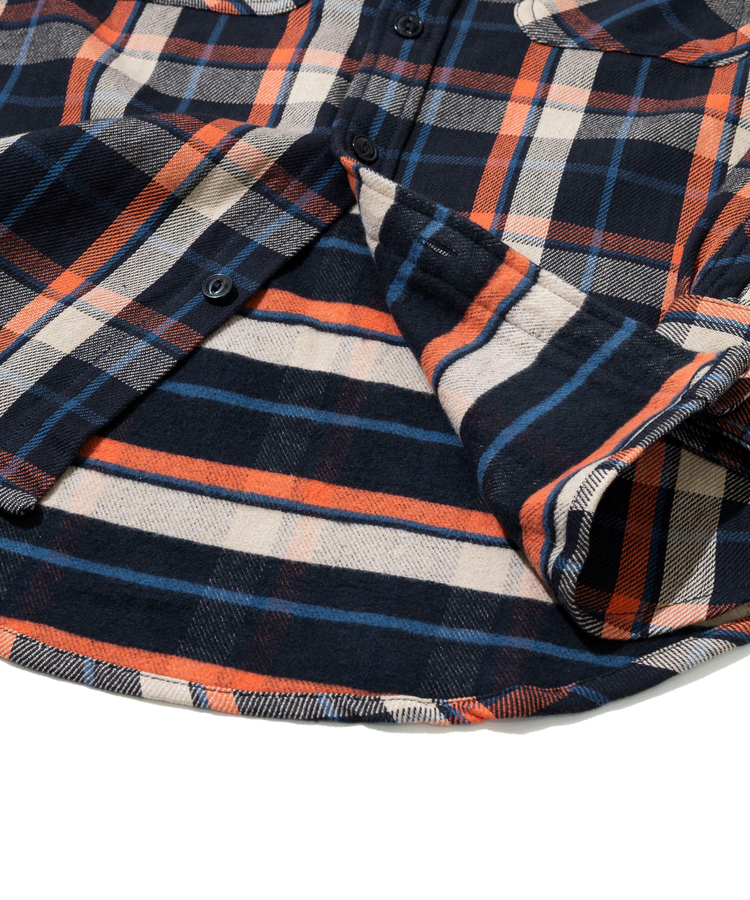 go slow caravan(ゴースローキャラバン) |ALCARZA/アルカーザ HEAVY FLANNEL CHECK WORK SHIRTS (MENS)