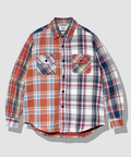 go slow caravan(ゴースローキャラバン) |ALCARZA/アルカーザ HEAVY FLANNEL CRAZY CHECK SHIRTS (MENS)