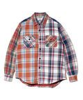 go slow caravan(ゴースローキャラバン) |ALCARZA/アルカーザ HEAVY FLANNEL CRAZY CHECK SHIRTS (MENS)