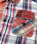 go slow caravan(ゴースローキャラバン) |ALCARZA/アルカーザ HEAVY FLANNEL CRAZY CHECK SHIRTS (MENS)