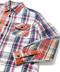 go slow caravan(ゴースローキャラバン) |ALCARZA/アルカーザ HEAVY FLANNEL CRAZY CHECK SHIRTS (MENS)
