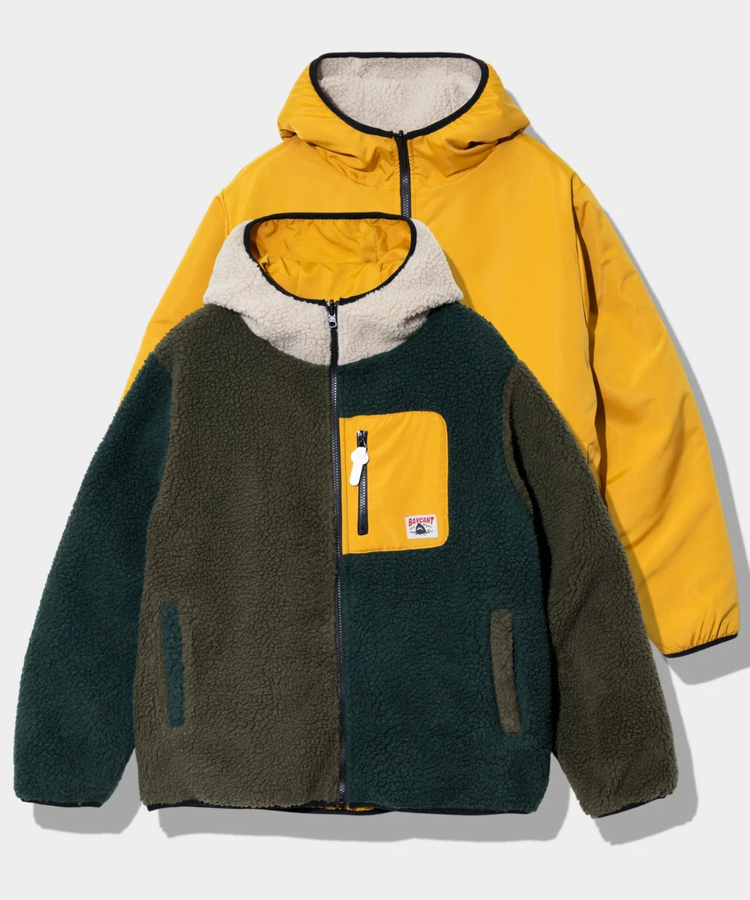 go slow caravan(ゴースローキャラバン) |BAYCANT/ベイカント ボアフリース リバーシブルパーカー (MENS)