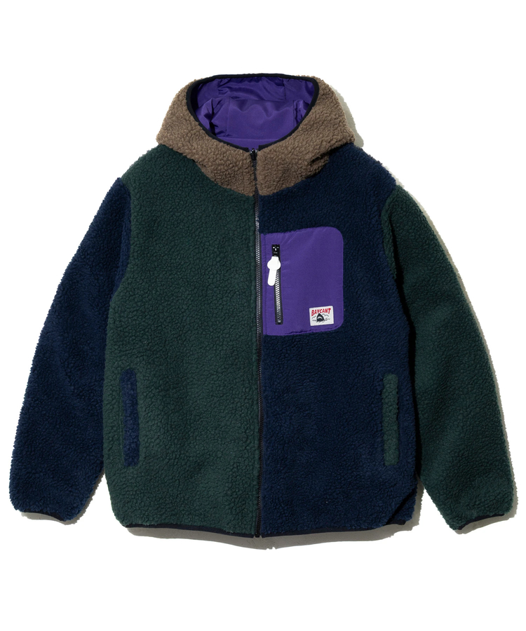 go slow caravan(ゴースローキャラバン) |BAYCANT/ベイカント ボアフリース リバーシブルパーカー (MENS)