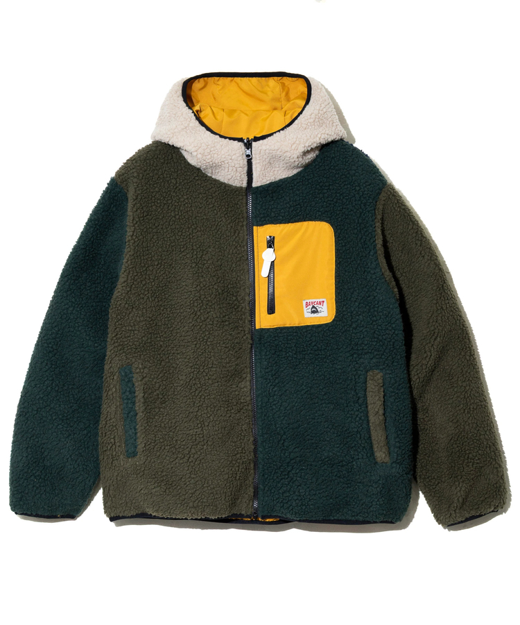go slow caravan(ゴースローキャラバン) |BAYCANT/ベイカント ボアフリース リバーシブルパーカー (MENS)