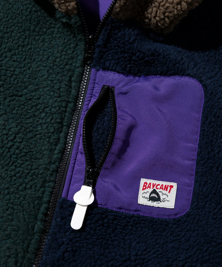 go slow caravan(ゴースローキャラバン) |BAYCANT/ベイカント ボアフリース リバーシブルパーカー (MENS)