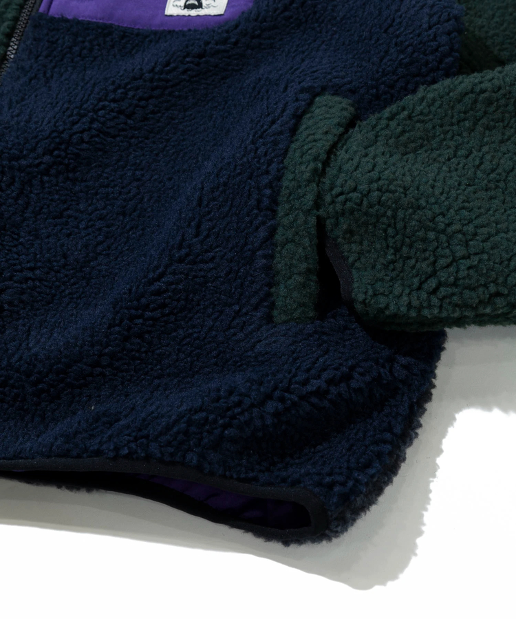 go slow caravan(ゴースローキャラバン) |BAYCANT/ベイカント ボアフリース リバーシブルパーカー (MENS)