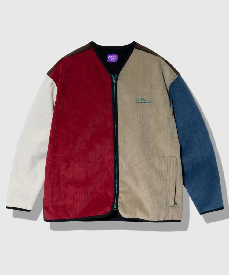 go slow caravan(ゴースローキャラバン) |Mountain Mania/マウンテンマニア カットコールx裏ボア ノーカラージップジャケット (MENS)