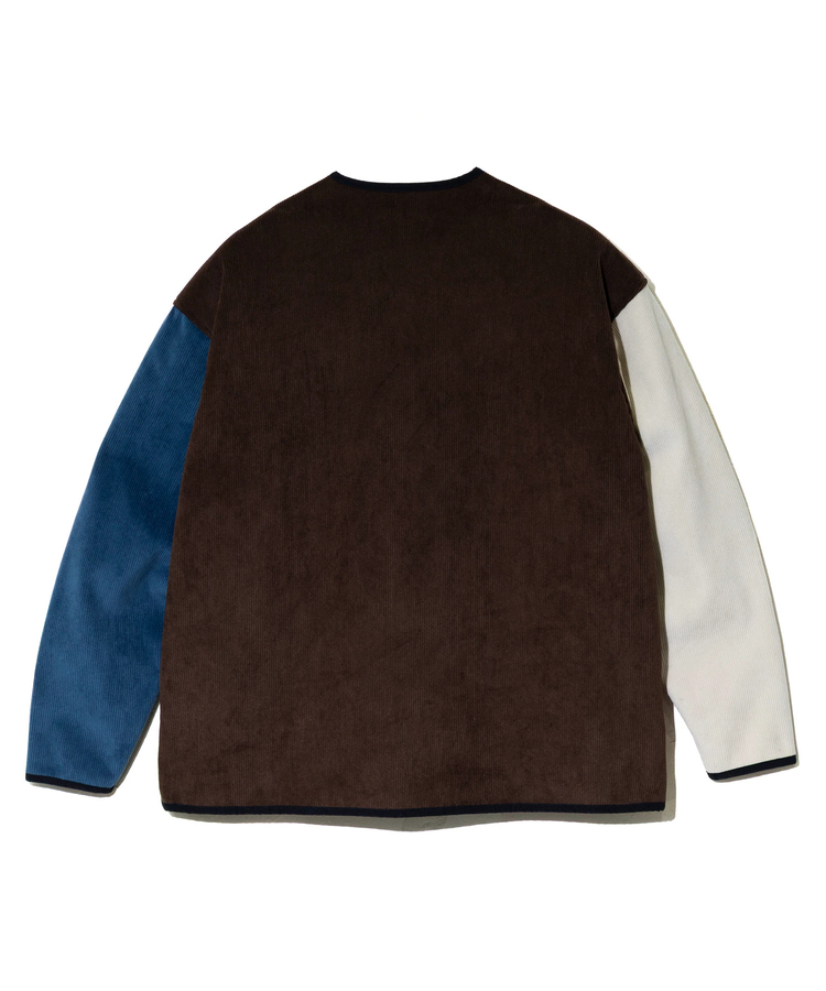 go slow caravan(ゴースローキャラバン) |Mountain Mania/マウンテンマニア カットコールx裏ボア ノーカラージップジャケット (MENS)