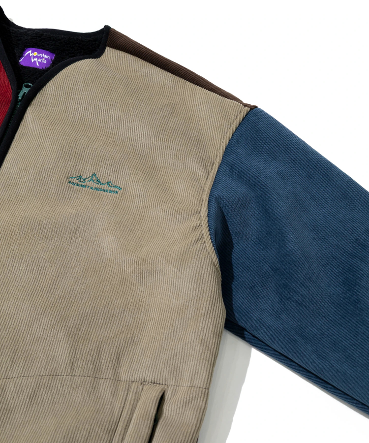 go slow caravan(ゴースローキャラバン) |Mountain Mania/マウンテンマニア カットコールx裏ボア ノーカラージップジャケット (MENS)