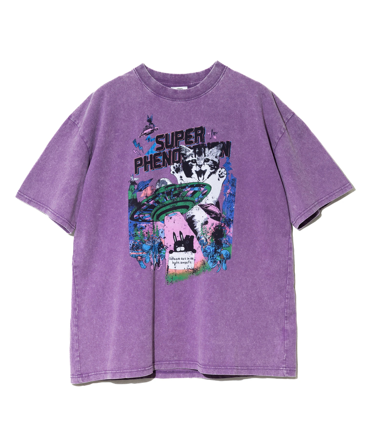 ScoLar/スカラー カオス柄ピグメントTEE (WOMENS)｜ファッション