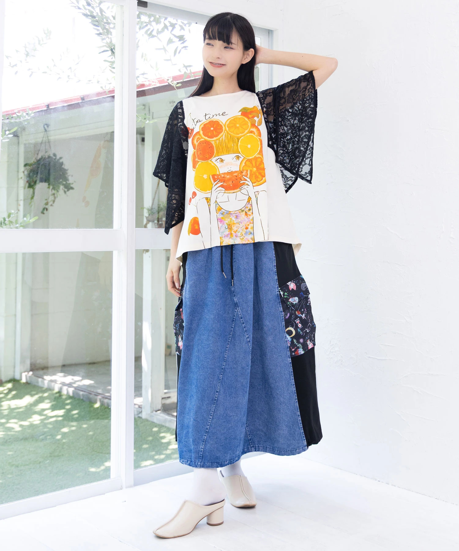 Scolar 花柄ジャケットとネイビーパンツセット Scolar 花柄ジャケットとネイビーパンツセット スカラー ScoLar 花