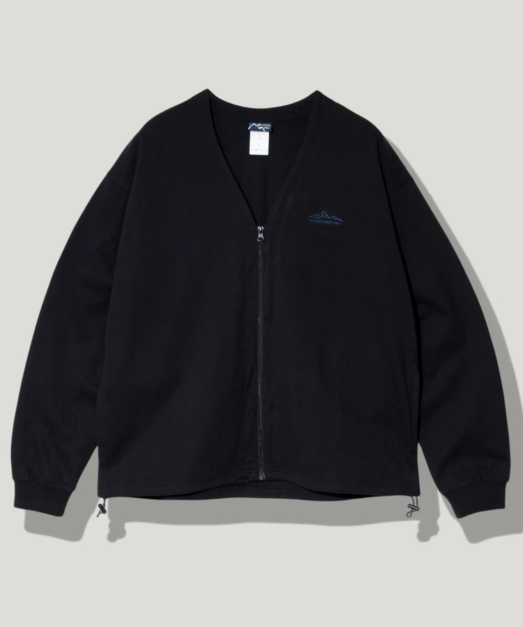go slow caravan(ゴースローキャラバン) |Mountain Mania/マウンテンマニア ヘビー天竺 Vネックジップカーディガン (MENS)