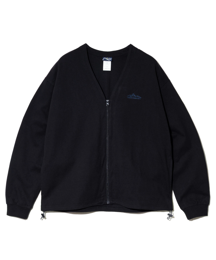 go slow caravan(ゴースローキャラバン) |Mountain Mania/マウンテンマニア ヘビー天竺 Vネックジップカーディガン (MENS)