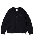 go slow caravan(ゴースローキャラバン) |Mountain Mania/マウンテンマニア ヘビー天竺 Vネックジップカーディガン (MENS)