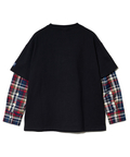 go slow caravan(ゴースローキャラバン) |Mountain Mania/マウンテンマニア ヘビー天竺xネルチェック 切替プルオーバー (MENS)