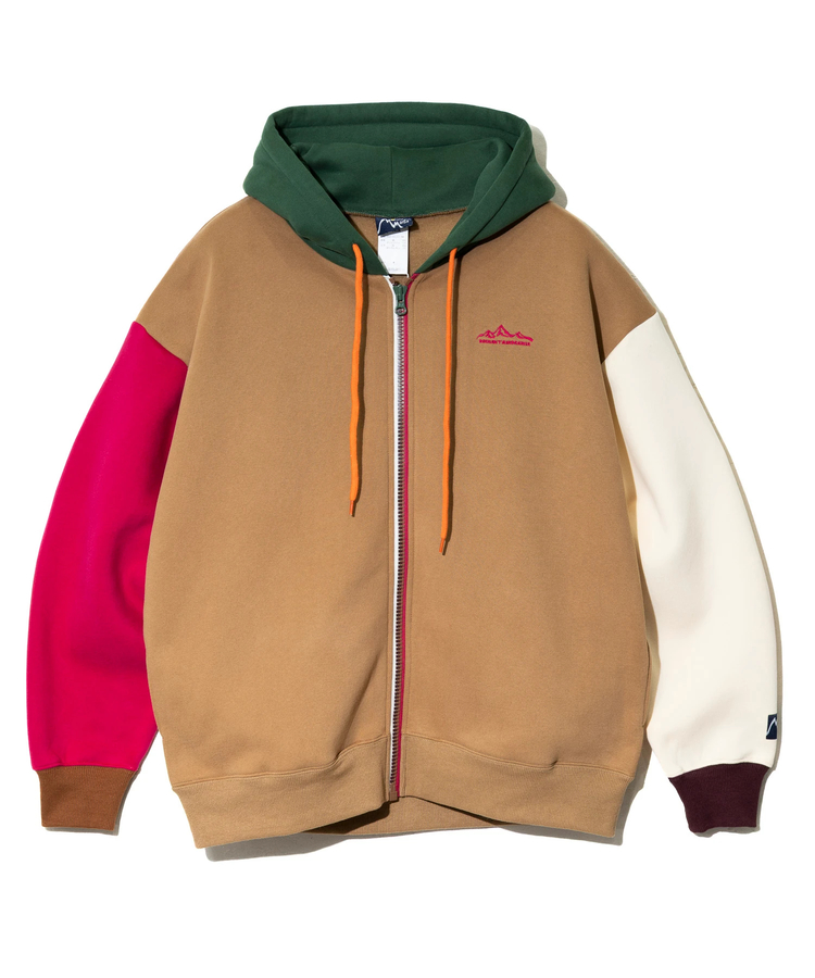 Mountain Mania/マウンテンマニア 裏起毛 クレイジー マルチジップ