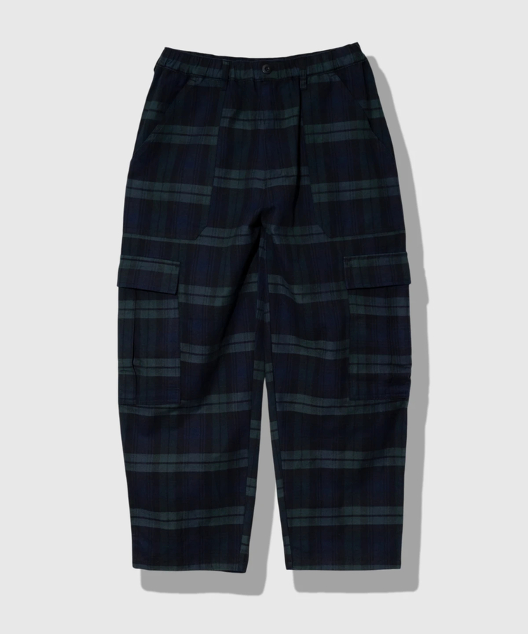 go slow caravan(ゴースローキャラバン) |Mountain Mania/マウンテンマニア Check Wide Cargo Pants (MENS)