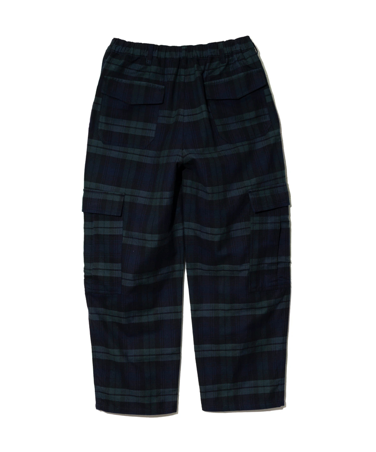 go slow caravan(ゴースローキャラバン) |Mountain Mania/マウンテンマニア Check Wide Cargo Pants (MENS)