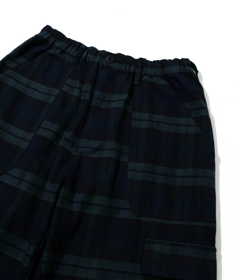 go slow caravan(ゴースローキャラバン) |Mountain Mania/マウンテンマニア Check Wide Cargo Pants (MENS)