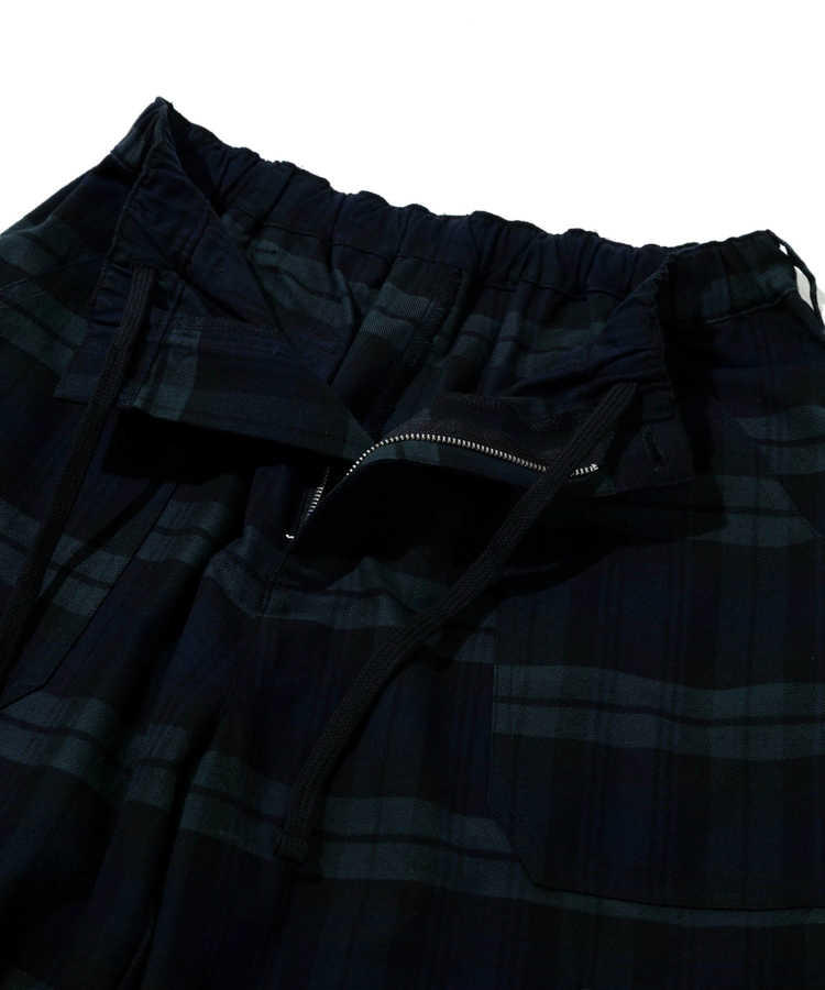 go slow caravan(ゴースローキャラバン) |Mountain Mania/マウンテンマニア Check Wide Cargo Pants (MENS)