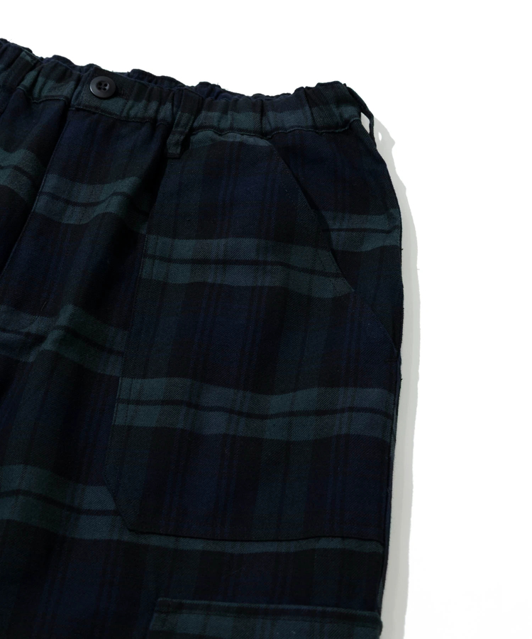 go slow caravan(ゴースローキャラバン) |Mountain Mania/マウンテンマニア Check Wide Cargo Pants (MENS)