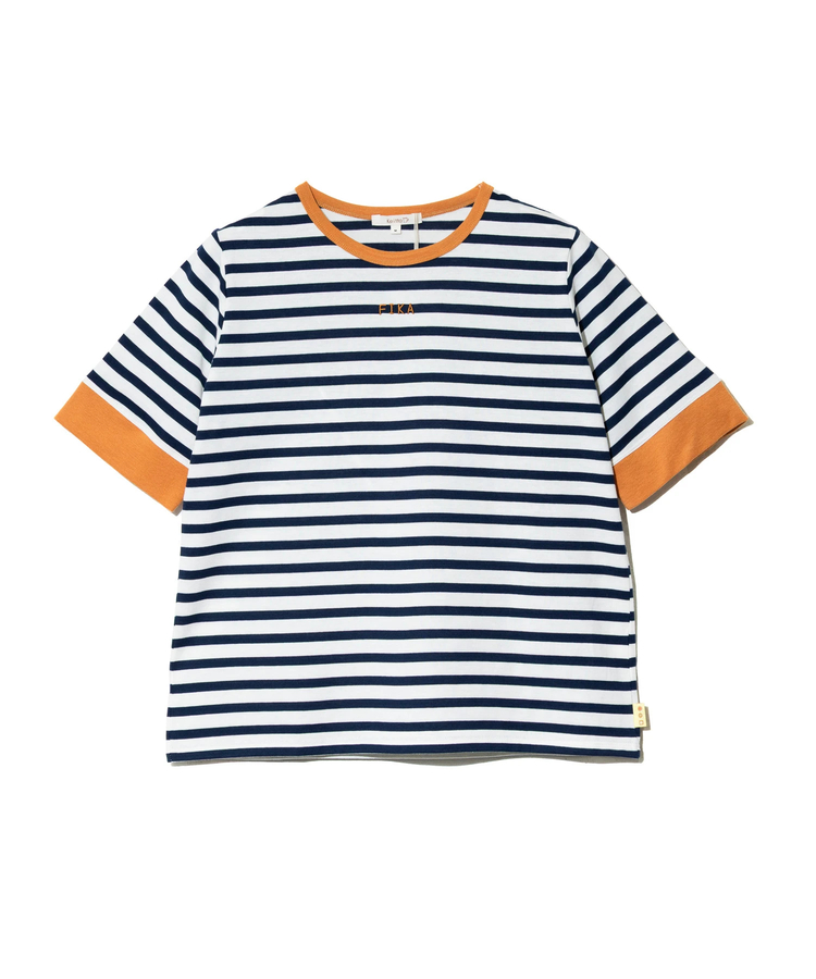 Keitto/ケイット FIKA刺繍入りリンガーTEE (WOMENS